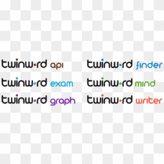 Twinword Product Logos - Graphic Design, HD Png Download