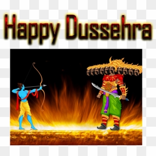 Download Happy Dussehra Hd Images Wallpapers Source - Dussehra Wishes, HD Png Download