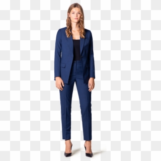 Blue Plus Size Suit - Formal Wear, HD Png Download