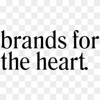 Brands For The Heart Logo Hd - Black-and-white, HD Png Download