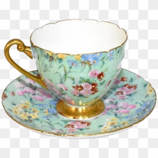 Shelley Melody Chintz Teacup And Saucer Ripon 13382, HD Png Download