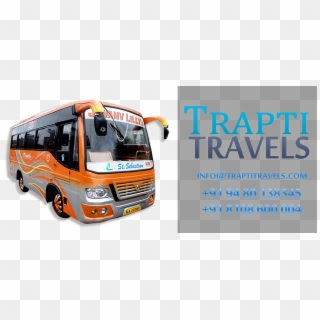 Tempo Service - Mini Travels Bus Png, Transparent Png