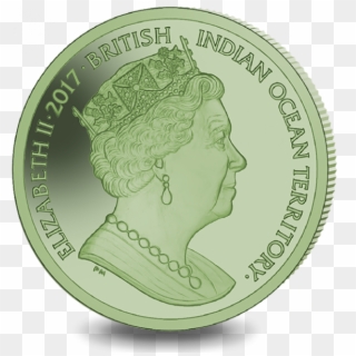 2017 British Indian Ocean Territory £2 Green Turtle - Coin British Indian Ocean Territory, HD Png Download