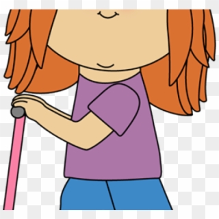 Scooter Clipart 5 Year Old Child - Red Hair Girl Clipart, HD Png Download