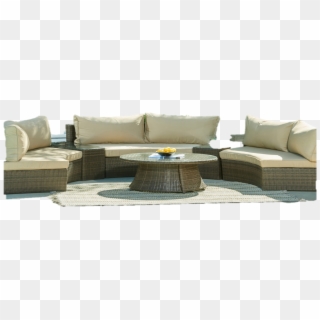 Amazon Com Manhattan Comfort Pearl Semi Circle Outdoor - Coffee Table, HD Png Download