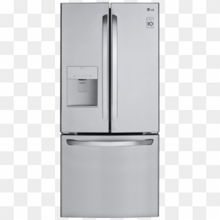 Lg Bottom Freezer And French Doors Refrigerator Freezer - Refrigerator, HD Png Download