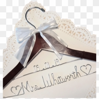 Bride Wedding Dress Hanger Personalized With Wedding - Gift Wrapping, HD Png Download
