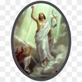 Jesus With Lamb Jesus Resurection Art For Road Cross - Si Jesus Ay Muling Nabuhay, HD Png Download
