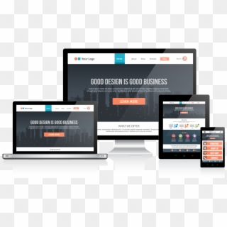 Wellington Web Design Company - Website On Multiple Devices, HD Png Download