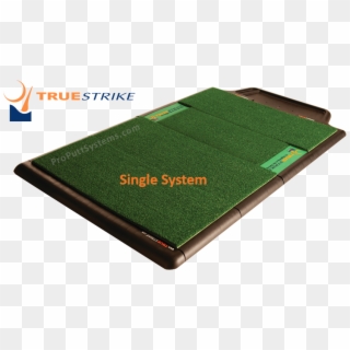 Popular True Strike Single Model - Golf Simulator Hitting Mat, HD Png Download