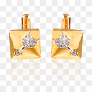 Classic Diamond Arrow Cufflink - Earrings, HD Png Download