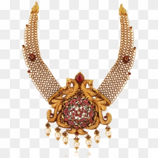 Antique Ruby Rakodi Necklace - Necklace, HD Png Download