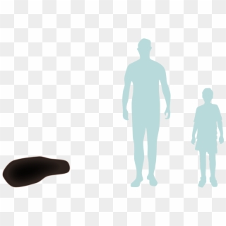 An Illustration Shows Two Figures Alongside A Small - Standing, HD Png Download