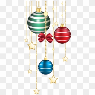 #ftestickers #christmas #stars #baubles #balls #decoration - Christmas Decorations Transparent Background, HD Png Download