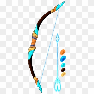 Bow And Arrow Clip Art - Water Bow And Arrow, HD Png Download