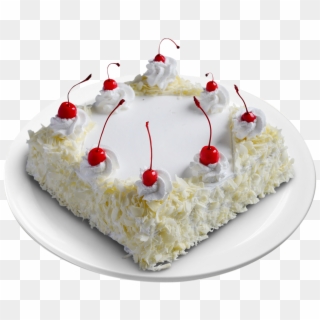 White Forest Gateau - 1 Kg White Forest Cake, HD Png Download