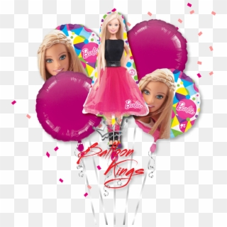 Download Transparent Png - Barbie Balloons Png, Png Download