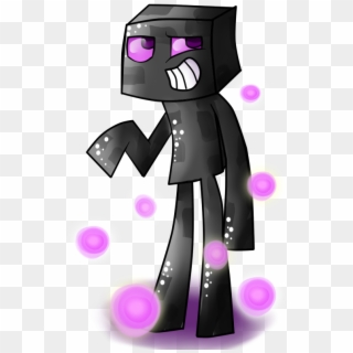 Enderman Drawing Minecraft Character Vector Black And - Enderman Png, Transparent Png