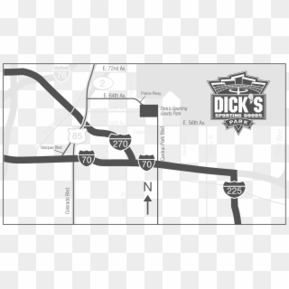 Dick's Sporting Goods Park Is Located At The Southwest - Dick's Sporting Goods Coupons, HD Png Download