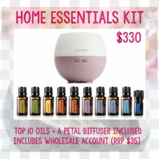 Doterra Petal Diffuser 10 Oils 1 Yr Membership Rrp$440 - Doterra Home Essential Kit Australia, HD Png Download