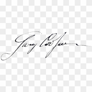 Gary Cooper Signature - Calligraphy, HD Png Download