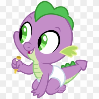 Red4567, Baby, Baby Dragon, Baby Spike, Crayon, Cute, - Mlp Baby Spike, HD Png Download