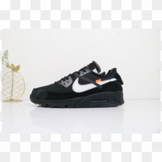 Off-white X Air Max 90 'black' - Sneakers, HD Png Download