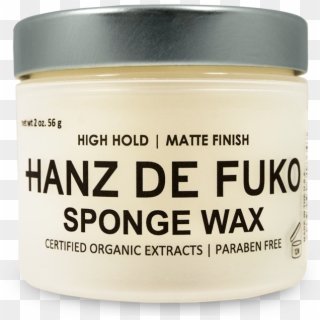 Hanz De Fuko Sponge Hair Styling Wax , Png Download - Cosmetics, Transparent Png