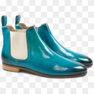 Ankle Boots Susan 10 Crust Turquoise Elastic Off White - Chelsea Boot, HD Png Download