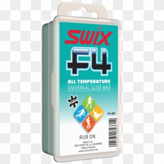 F4-60 Glide Wax Rub On, 60g - Swix F4 All Temperature Wax, HD Png Download