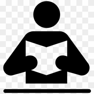 Small - Reading A Book Icon, HD Png Download