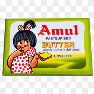 Amul Unsalted Butter - Amul Butter 100gm, HD Png Download