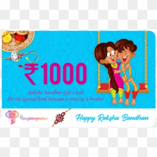 Raksha Bandhan Gift Card - Love, HD Png Download