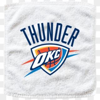 Nba Oklahoma Thunder Custom Basketball Rally Towels - Oklahoma City Thunder, HD Png Download
