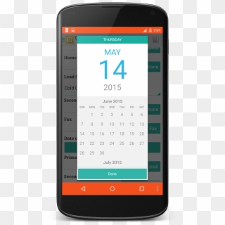 Ancrm Calendar Date Picker - Mobile Device, HD Png Download