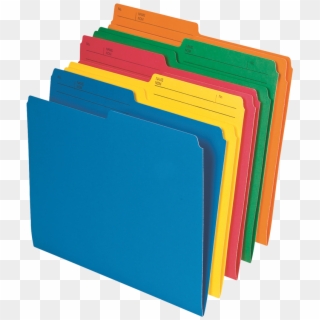 File Folder 1/2 Cut Ltr Assort 25pk - Coloured File Folders, HD Png Download