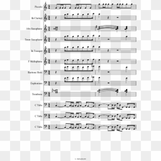 Sheet Music 1 Of 16 Pages - Power Rangers Ninja Steel Theme Song Lyrics, HD Png Download