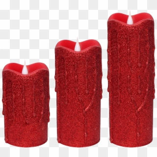 Red Glitter Candles, Red Glitter Candles Suppliers - Advent Candle, HD Png Download