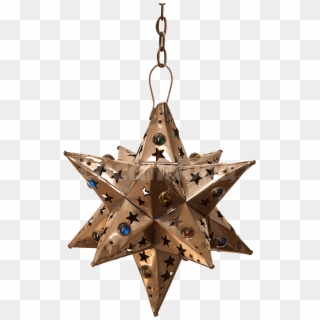 Tin Star With Marbles - 8 Point Star Christmas Ornaments, HD Png Download