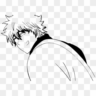 Gintoki Black And White, HD Png Download