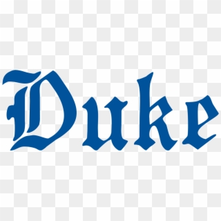 Duke University Wordmark Gothic - Png Duke Blue Devils, Transparent Png