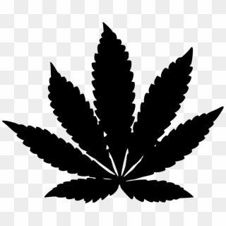 Png File Svg - Marijuana Leaf, Transparent Png