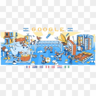 Fifa World Cup 2018 Google Doodle, HD Png Download