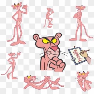 Pink Panther Fotos - Pink Panther Old Vs New, HD Png Download