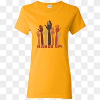 The Hands Up Pw2 Women's Gold T-shirt - Farmers Only T Shirts, HD Png Download