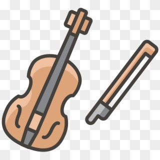 Violin Emoji Icon - Viola, HD Png Download