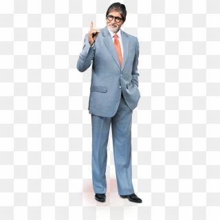 Amitabh Bachchan Standing - Amitabh Bachchan In Suit, HD Png Download