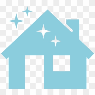 Cleaning Icon Home Blue - Home Cleaning Company Icon, HD Png Download