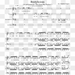 The Green Bay Packers - Middle Child Piano Sheet Music, HD Png Download
