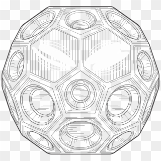 This Free Icons Png Design Of Multi-sided Game Ball - Circle, Transparent Png